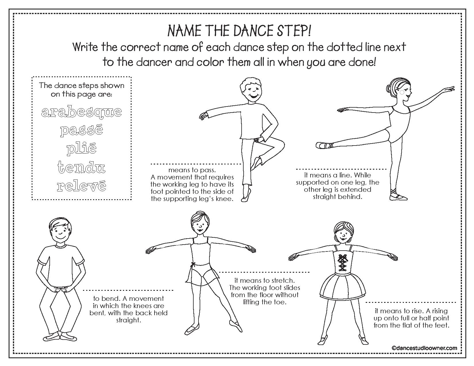 Printable Ballet Positions Customize And Print